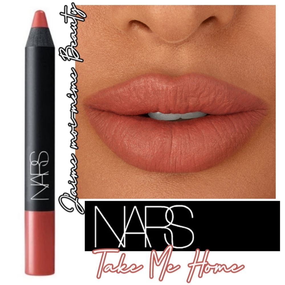 NARS Velvet Lip Crayon in Take Me Home (Tan Rose Metallic Pearl Finish)